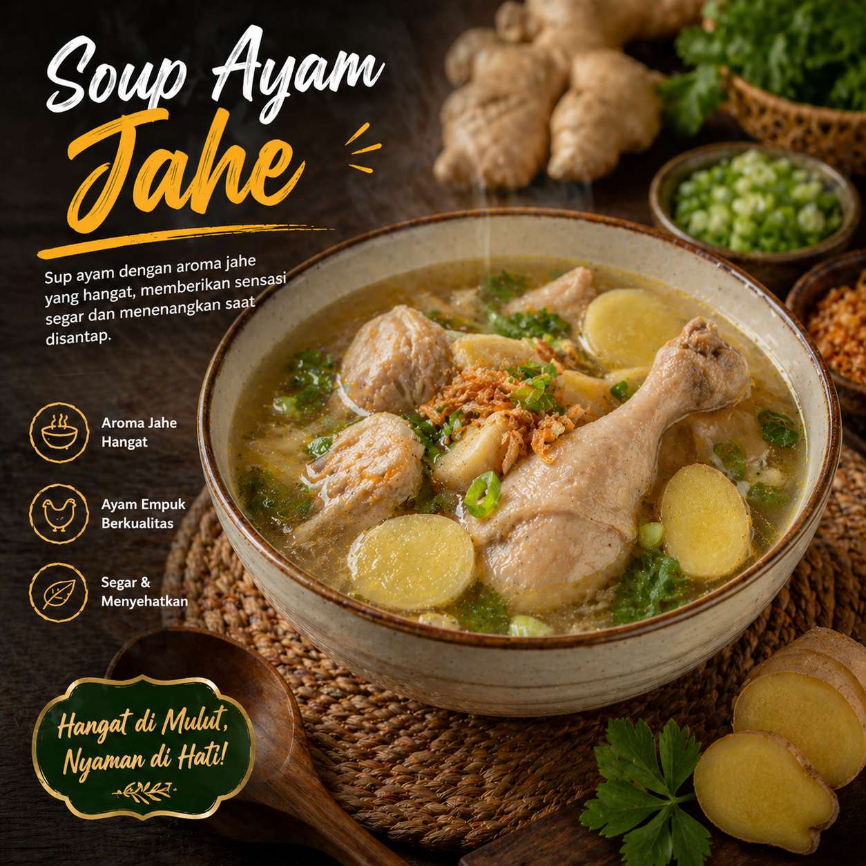 Soup Ayam Jahe Kedai Tiga Nyonya